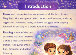 ๐ How Reading Improves Kidsโ Focus and Concentration